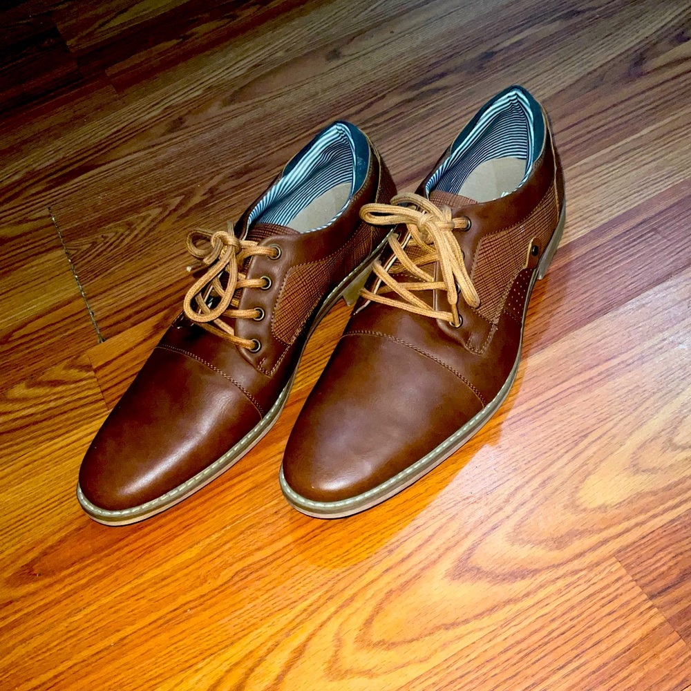 Sonoma Goods For Life Vitalize Ortholite Mens Size 11 Dress Shoes Cap Toe